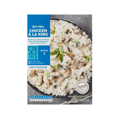 PnP Frozen Chicken A La King 320g